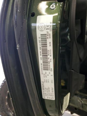 1J4FA24169L708281 - 2009 JEEP WRANGLER X GREEN photo 12