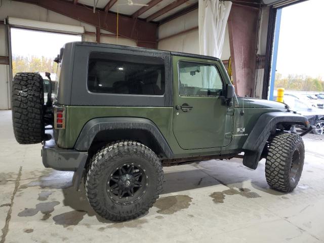 1J4FA24169L708281 - 2009 JEEP WRANGLER X GREEN photo 3