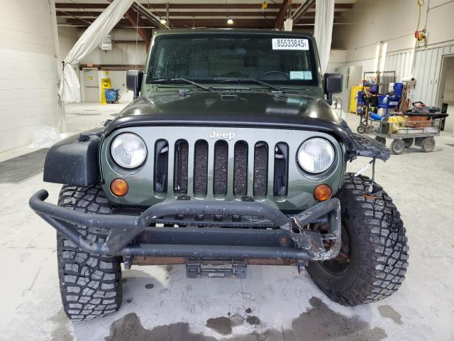 1J4FA24169L708281 - 2009 JEEP WRANGLER X GREEN photo 5