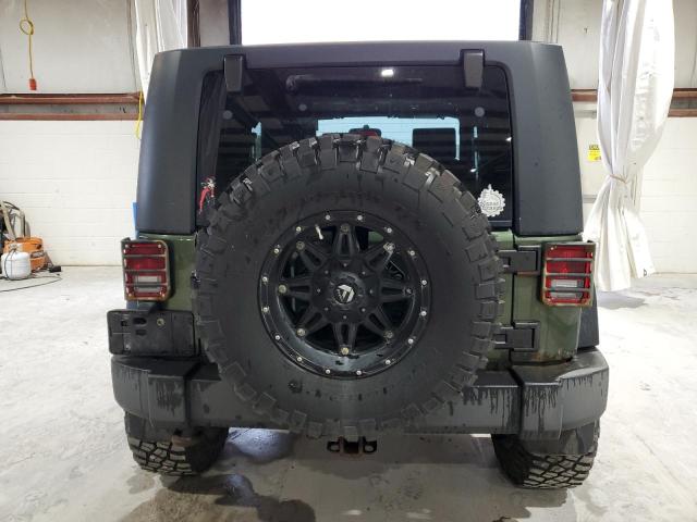 1J4FA24169L708281 - 2009 JEEP WRANGLER X GREEN photo 6