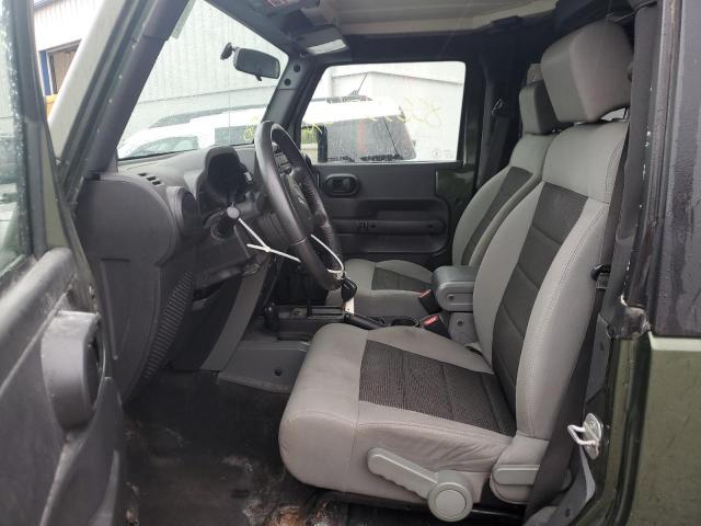 1J4FA24169L708281 - 2009 JEEP WRANGLER X GREEN photo 7