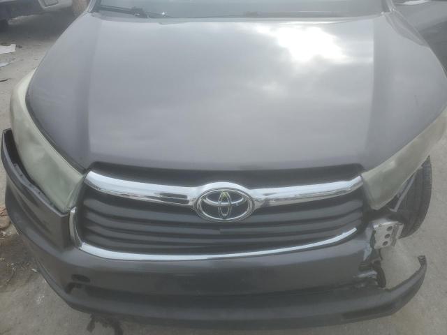 5TDKKRFH3GS155248 - 2016 TOYOTA HIGHLANDER XLE CHARCOAL photo 11