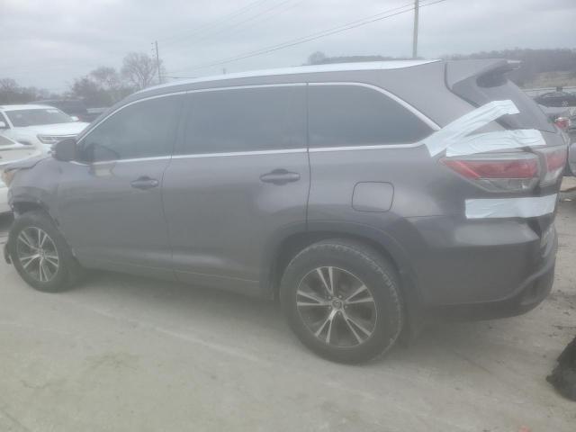 5TDKKRFH3GS155248 - 2016 TOYOTA HIGHLANDER XLE CHARCOAL photo 2