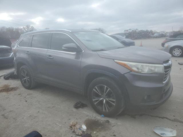 5TDKKRFH3GS155248 - 2016 TOYOTA HIGHLANDER XLE CHARCOAL photo 4