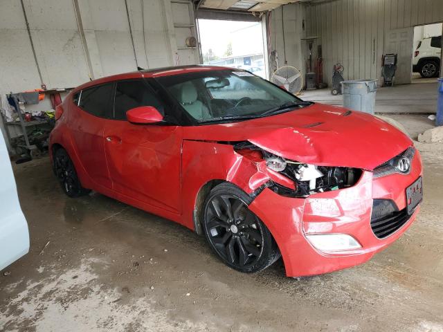 KMHTC6AD2DU116917 - 2013 HYUNDAI VELOSTER RED photo 4