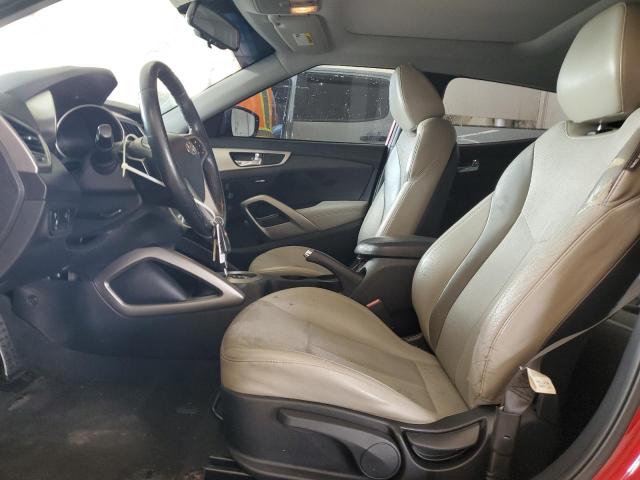 KMHTC6AD2DU116917 - 2013 HYUNDAI VELOSTER RED photo 7