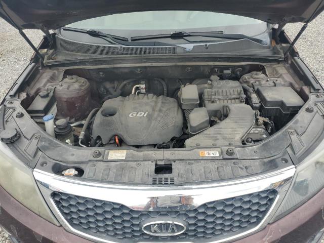 5XYKU4A67DG404534 - 2013 KIA SORENTO EX 勃艮第红 照片 12