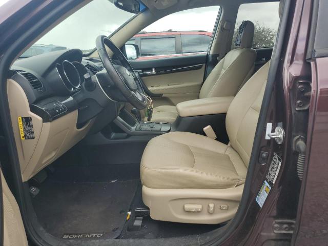 5XYKU4A67DG404534 - 2013 KIA SORENTO EX 勃艮第红 照片 7
