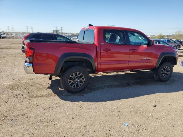 3TMCZ5AN0PM610191 - 2023 TOYOTA TACOMA DOUBLE CAB RED photo 3