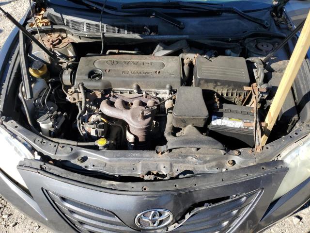 4T1BE46K57U109630 - 2007 TOYOTA CAMRY CE GRAY photo 11