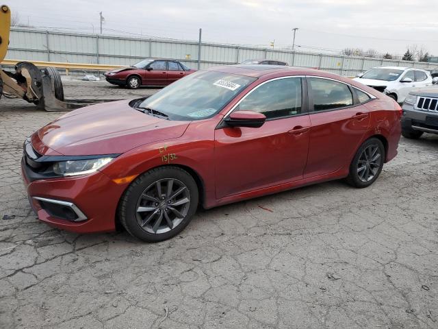 JHMFC1F77KX010383 - 2019 HONDA CIVIC EXL წითელი ფოტო 1