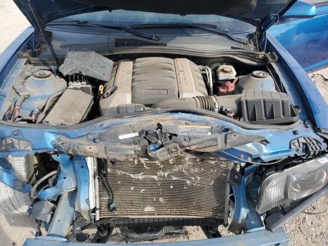 2G1FK1EJ7A9130983 - 2010 CHEVROLET CAMARO SS BLUE photo 11