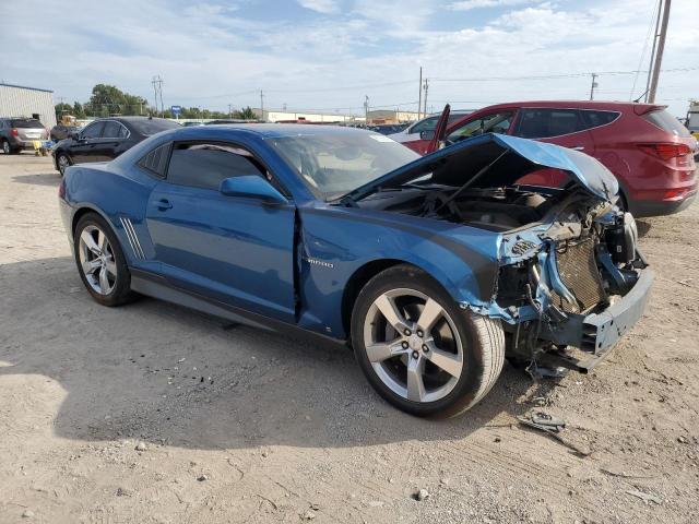 2G1FK1EJ7A9130983 - 2010 CHEVROLET CAMARO SS BLUE photo 4