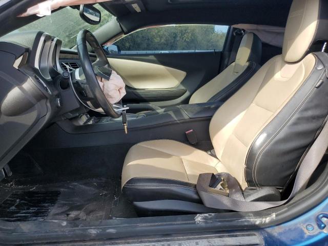 2G1FK1EJ7A9130983 - 2010 CHEVROLET CAMARO SS BLUE photo 7