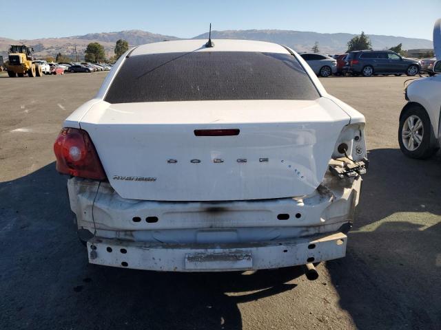 1C3CDZAB2DN612929 - 2013 DODGE AVENGER SE WHITE photo 6