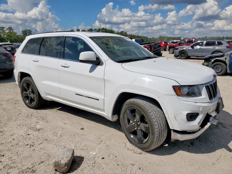1C4RJEAG2FC677717 - 2015 JEEP GRAND CHER LAREDO WHITE photo 4