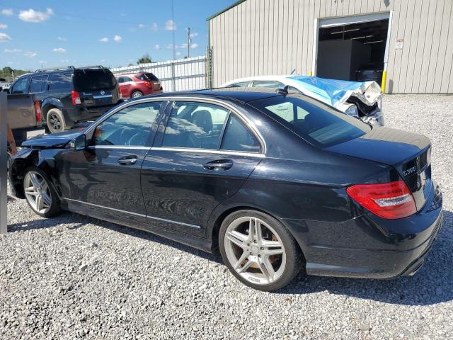 WDDGF8BB7CA728073 - 2012 MERCEDES-BENZ C 300 4MATIC BLACK photo 2