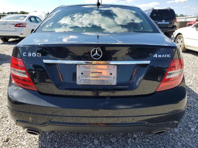 WDDGF8BB7CA728073 - 2012 MERCEDES-BENZ C 300 4MATIC BLACK photo 6