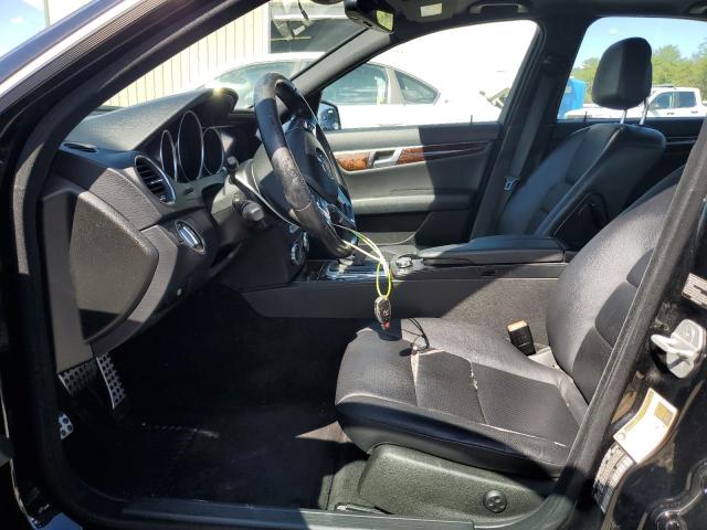 WDDGF8BB7CA728073 - 2012 MERCEDES-BENZ C 300 4MATIC BLACK photo 7