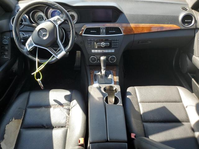 WDDGF8BB7CA728073 - 2012 MERCEDES-BENZ C 300 4MATIC BLACK photo 8