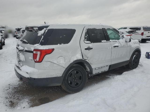 1FM5K8AR1JGB58363 - 2018 FORD EXPLORER POLICE INTERCEPTOR 银色 照片 3