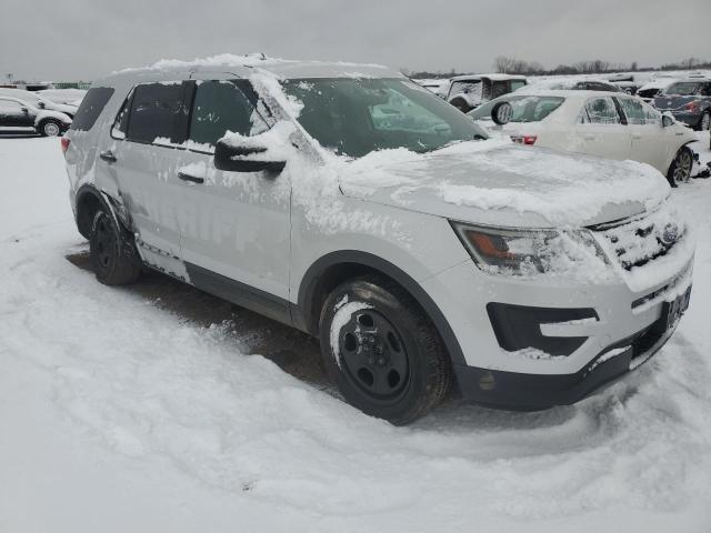 1FM5K8AR1JGB58363 - 2018 FORD EXPLORER POLICE INTERCEPTOR 银色 照片 4