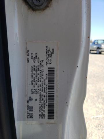 4TAWN72N1VZ242680 - 1997 TOYOTA TACOMA XTRACAB თეთრი ფოტო 12