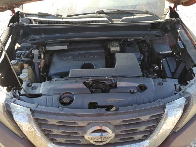 5N1DR2MM0HC682383 - 2017 NISSAN PATHFINDER S RED photo 12