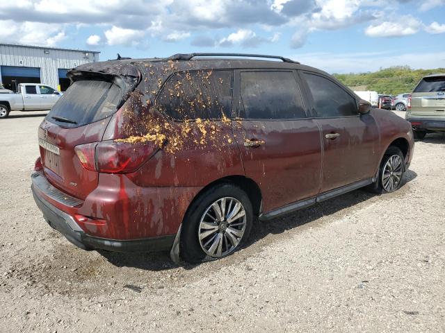 5N1DR2MM0HC682383 - 2017 NISSAN PATHFINDER S RED photo 3