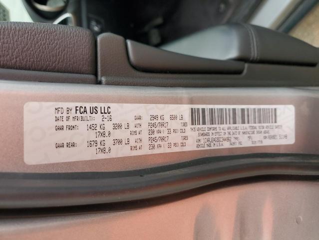 1C4RJEAG3GC344962 - 2016 JEEP GRAND CHEROKEE LAREDO 银色 照片 13