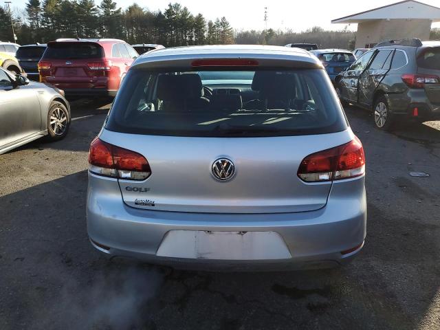 WVWDA7AJ7BW320222 - 2011 VOLKSWAGEN GOLF SILVER photo 6