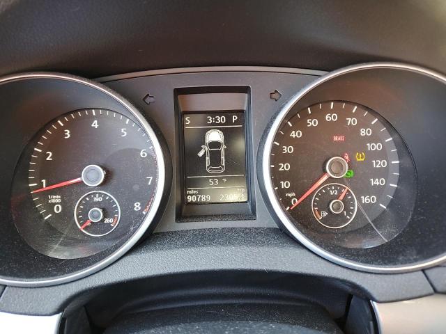 WVWDA7AJ7BW320222 - 2011 VOLKSWAGEN GOLF SILVER photo 9