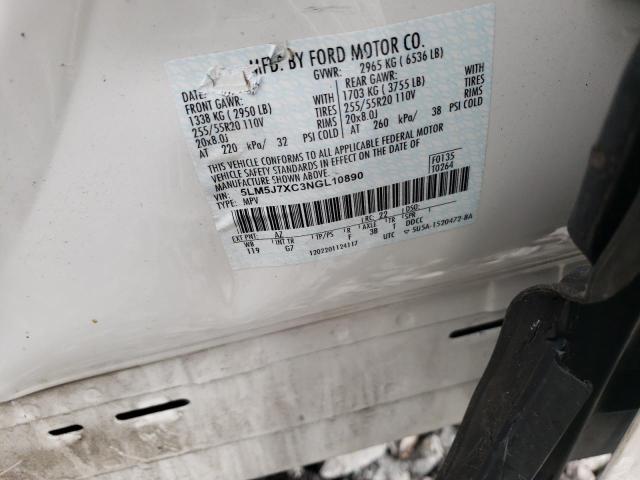 5LM5J7XC3NGL10890 - 2022 LINCOLN AVIATOR RESERVE Ağ foto 12