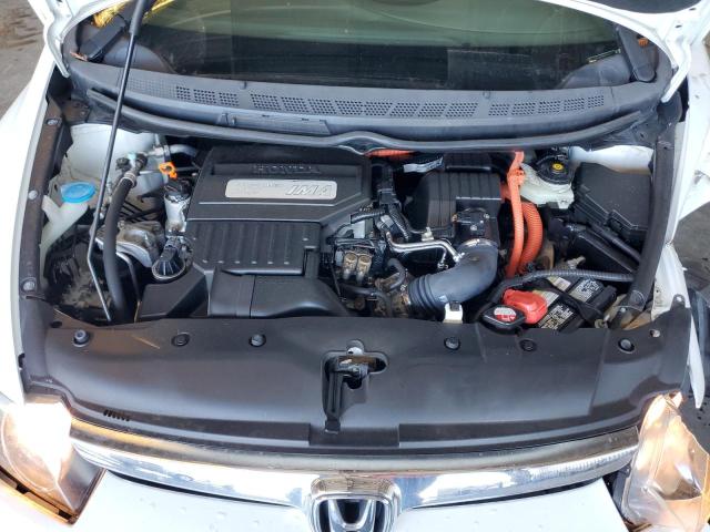 JHMFA362X8S016917 - 2008 HONDA CIVIC HYBRID Weiß Foto 11