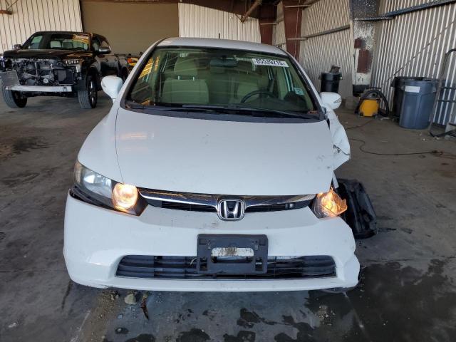 JHMFA362X8S016917 - 2008 HONDA CIVIC HYBRID Weiß Foto 5