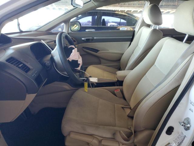 JHMFA362X8S016917 - 2008 HONDA CIVIC HYBRID Weiß Foto 7