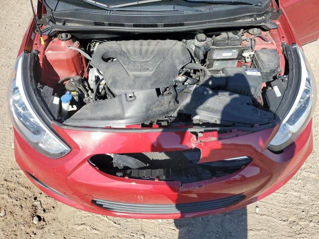 KMHCT4AE7HU394442 - 2017 HYUNDAI ACCENT SE RED photo 11