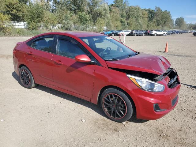 KMHCT4AE7HU394442 - 2017 HYUNDAI ACCENT SE RED photo 4