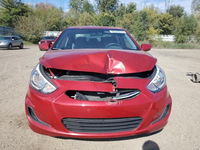 KMHCT4AE7HU394442 - 2017 HYUNDAI ACCENT SE RED photo 5