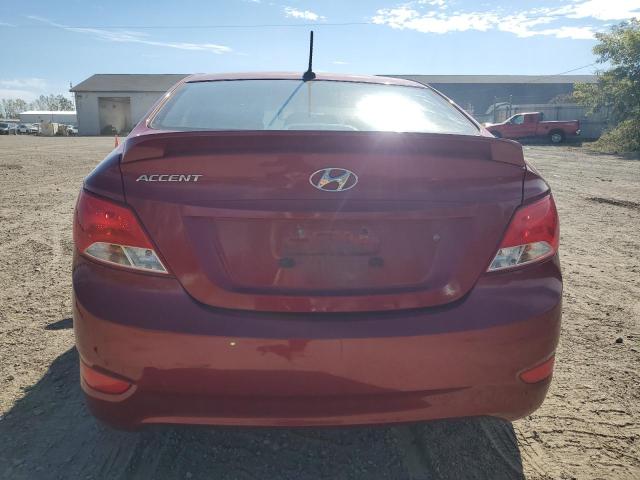 KMHCT4AE7HU394442 - 2017 HYUNDAI ACCENT SE RED photo 6