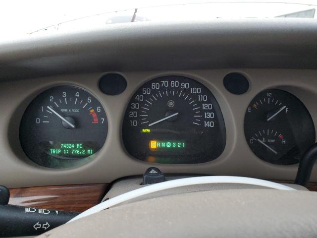 1G4HP54K4YU355180 - 2000 BUICK LESABRE CUSTOM GRAY photo 9