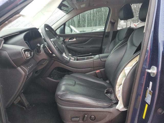 5NMS34AJ8NH399696 - 2022 HYUNDAI SANTA FE SEL BLUE photo 7