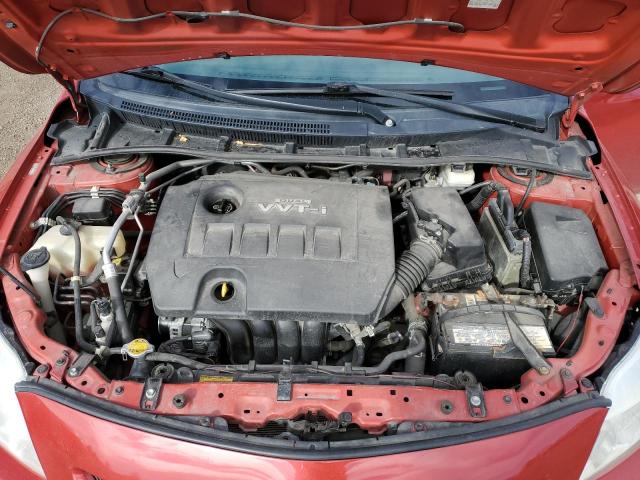 2T1BU4EE3AC262952 - 2010 TOYOTA COROLLA BASE 红色 照片 11