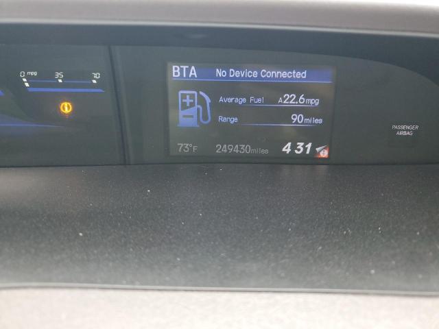 2HGFB2F8XCH585491 - 2012 HONDA CIVIC EX BLUE photo 9