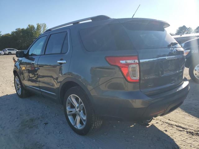 1FM5K8F84FGC32317 - 2015 FORD EXPLORER LIMITED GRAY photo 2