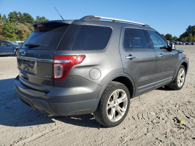 1FM5K8F84FGC32317 - 2015 FORD EXPLORER LIMITED GRAY photo 3