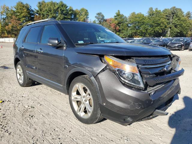 1FM5K8F84FGC32317 - 2015 FORD EXPLORER LIMITED GRAY photo 4