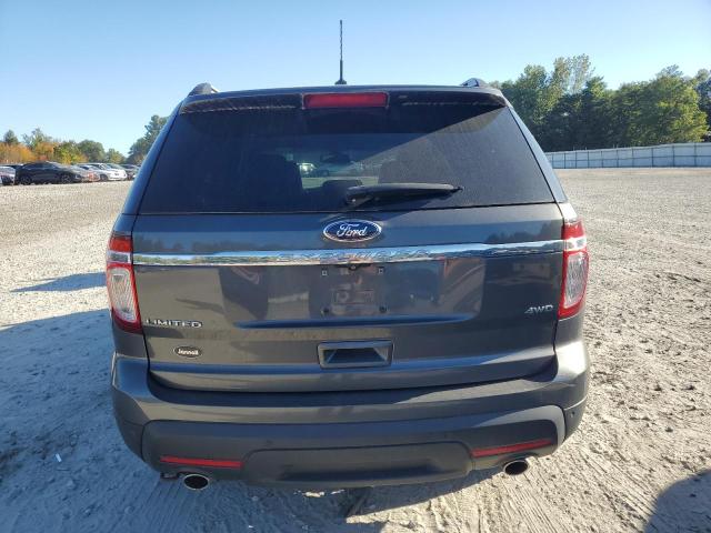 1FM5K8F84FGC32317 - 2015 FORD EXPLORER LIMITED GRAY photo 6