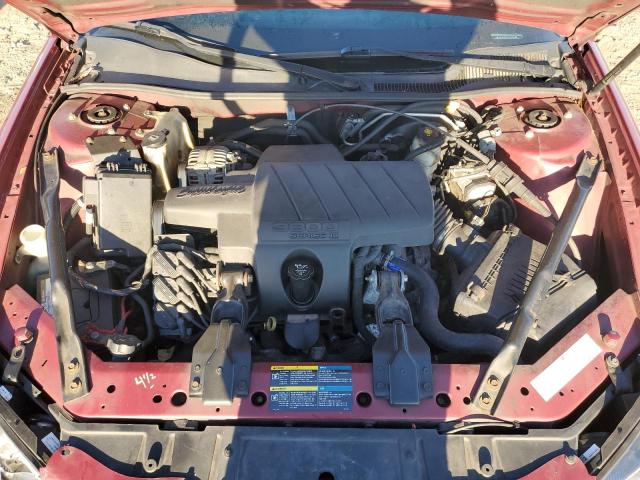 2G2WR554661161723 - 2006 PONTIAC GRAND PRIX GT Бордовый фото 11