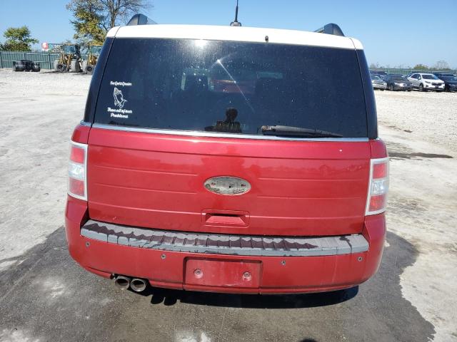 2FMGK5CC3BBD24911 - 2011 FORD FLEX SEL RED photo 6